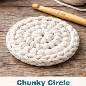 Chunky Circle – Círculo Grueso | Patrón de Crochet en PDF